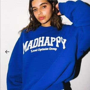 MADHAPPY CAMPUS OVERSIZED HERITAGE CREWNECK.